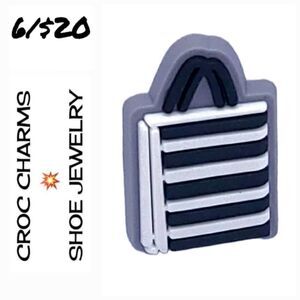 6/$20 Piano Key Stripe Purse Handbag Bogg Bag Charm 👜 Croc Shoe Jewelry Jibbitz